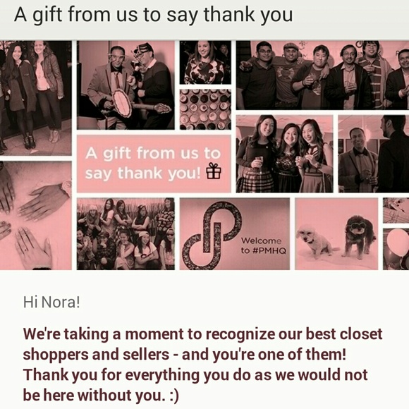 THANK YOU POSHMARK!!! ???