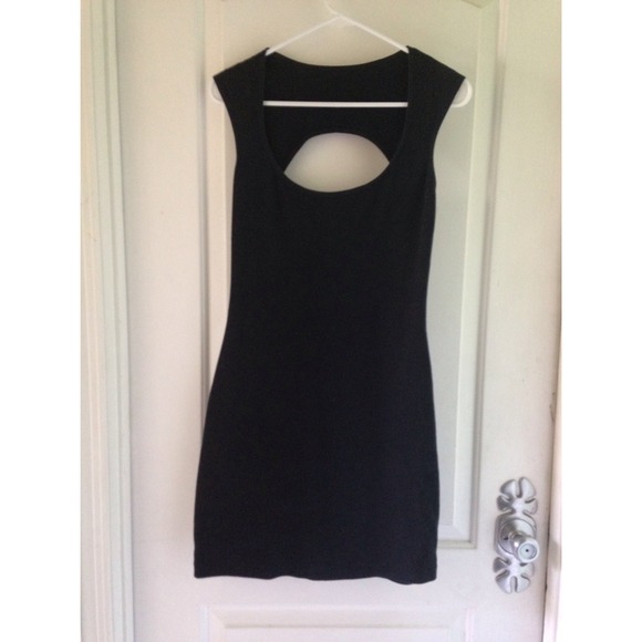 American Apparel AA Interlock Cut-Out Back Dress