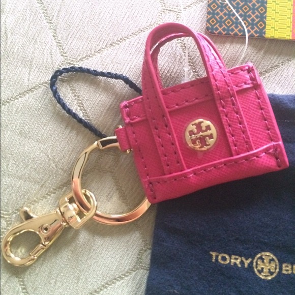 Tory burch key ring/charm - authentic
