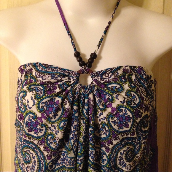 Beautiful paisley halter top