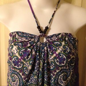 Beautiful paisley halter top
