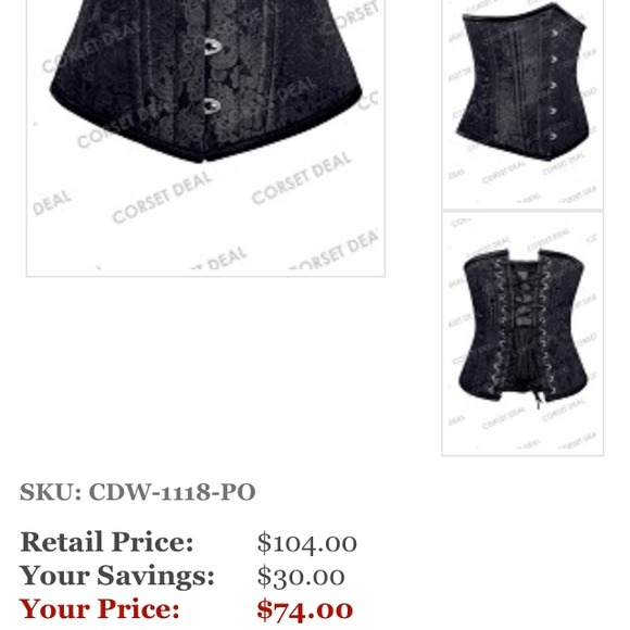 Waist training corset