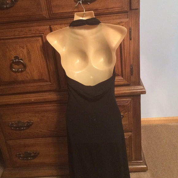 Black evening dress - Picture 3 of 3