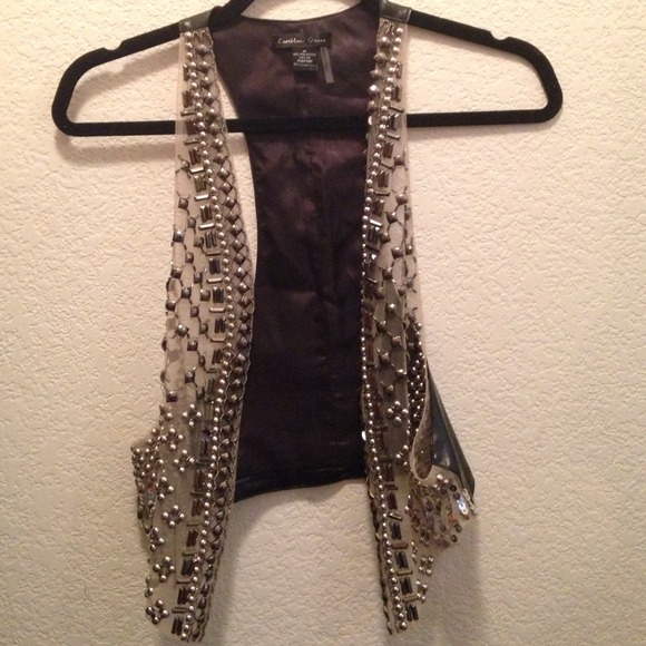 Beautiful beaded detail vest