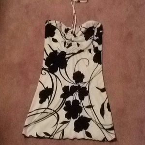 Black & White Halter top