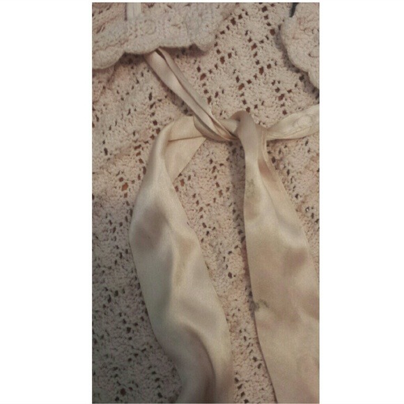Blush pink Bebe mini cardigan - Picture 3 of 4