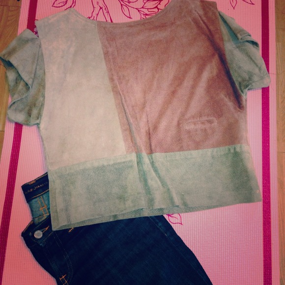 Vintage Suede Top
