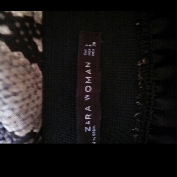 *BUNDLED* ZARA SILK SNAKE PRINT SKIRT /POCKETS - Picture 4 of 4