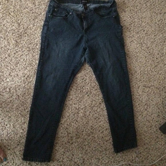 Dots skinny jeans