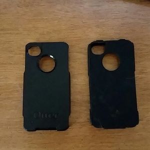 Black iPhone 4/4s commuter case