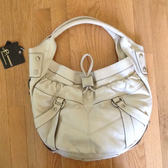 BMakowsky Havana Hobo bag Cream Leather Bag