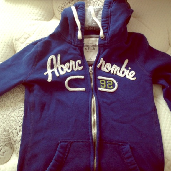Navy Blue Abercrombie & Fitch Hoodie