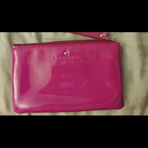 Kate Spade hot pink wristlet