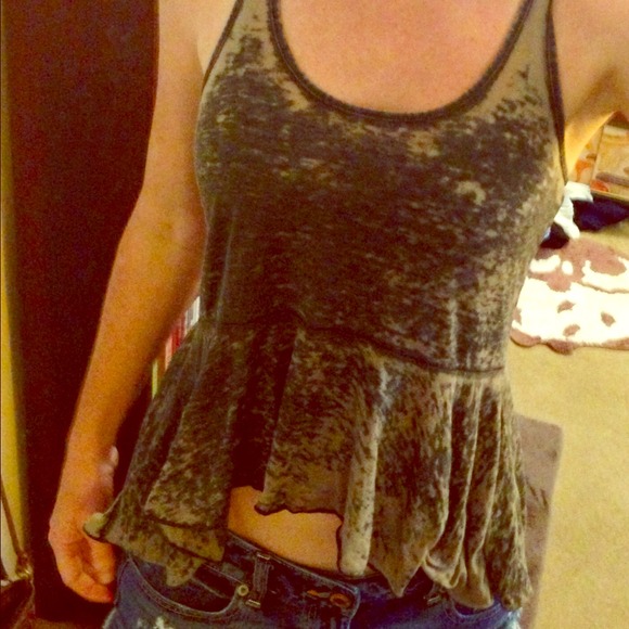 Free People Worn Tanktop