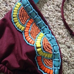 Mossimo Supply Co. Swim - Beaded string bikini top Mossimo Supply Co. Swim - Beaded string bikini top