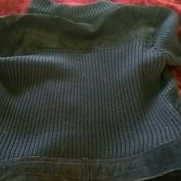 Suede and wool jacket by Paraphrase. Great cond. - Picture 3 of 4