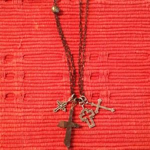 Lucky brand cross necklace