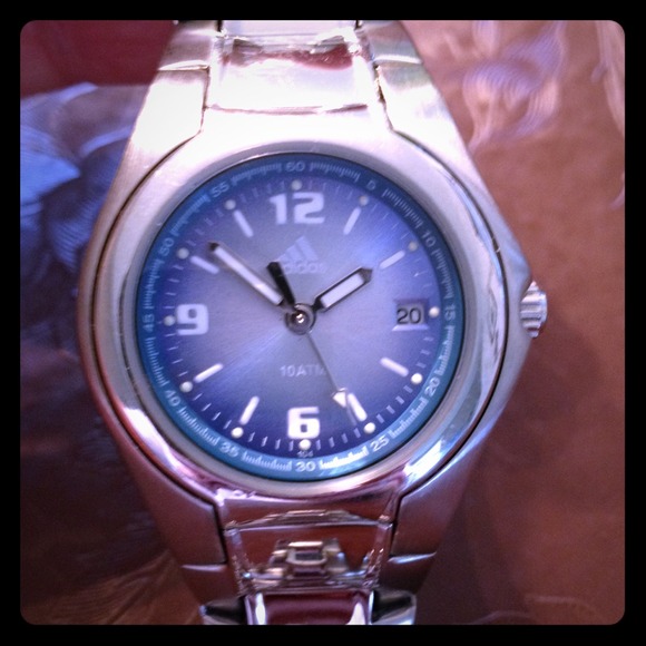 Adidas silver watch