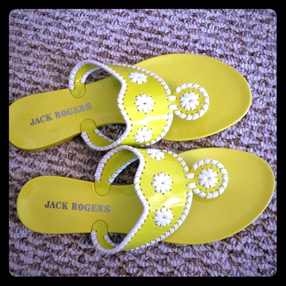 Jack Rogers Flat Thong Jelly Sandals