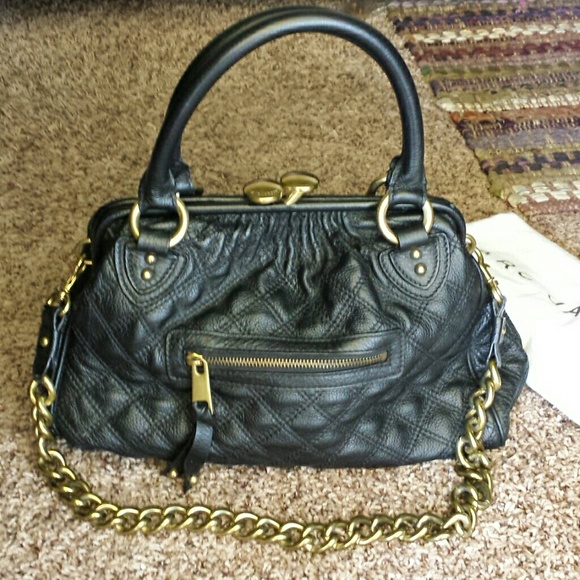 Marc Jacobs Black Stam Purse Bag Pre-Owned