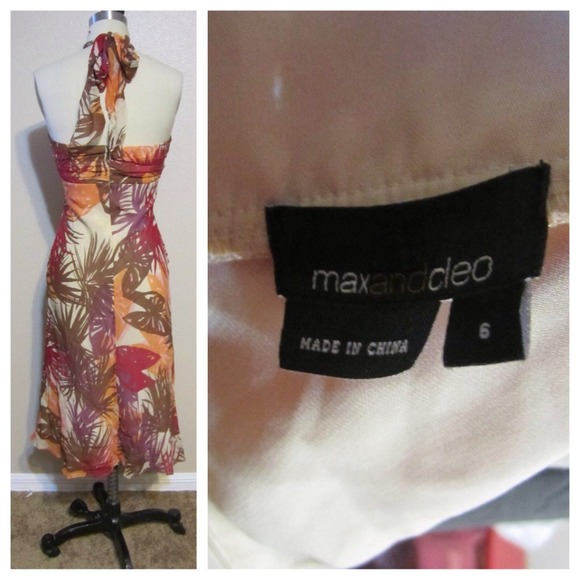 SOLD Max And Cleo halter dress - Picture 2 of 3