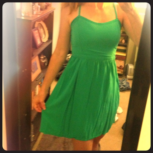 Teal Green Sun Dress