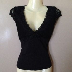 Black Lace Top