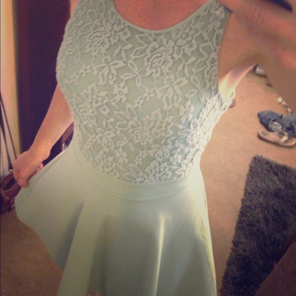 SOLD! Seafoam dress from urban outfitters