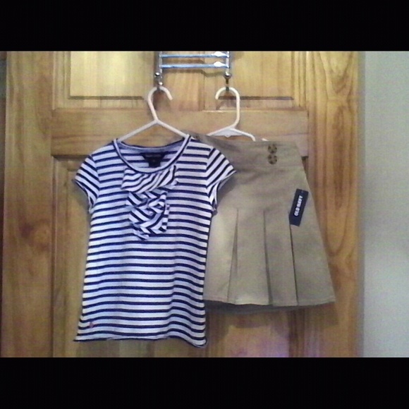 Girl's nautical  set