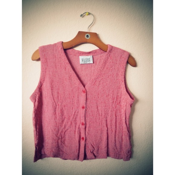 Boxy Red Cropped Top