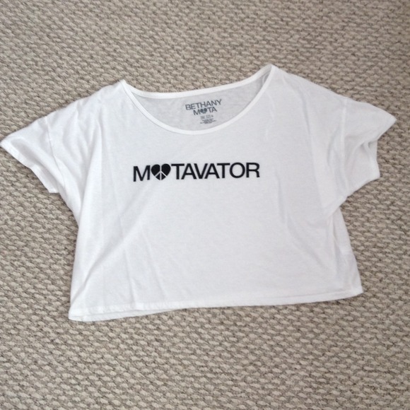 White motivator shirt!