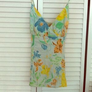 Beautiful floral shirt.