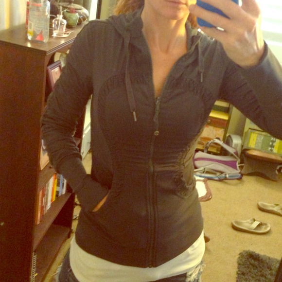 Fitted, reversible track jacket.