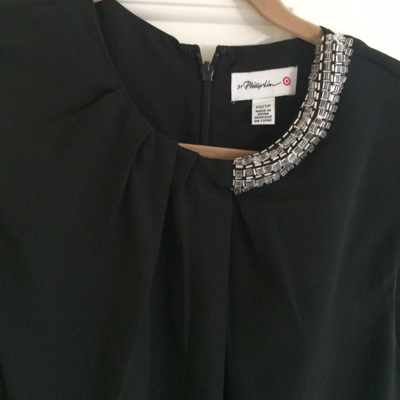 3.1 Phillip Lim Dresses - Phillip Lim black dress with clear beads LBD NYE 3.1 Phillip Lim Dresses - Phillip Lim black dress with clear beads LBD NYE