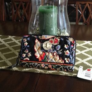 Authentic Vera Bradley turn lock wallet