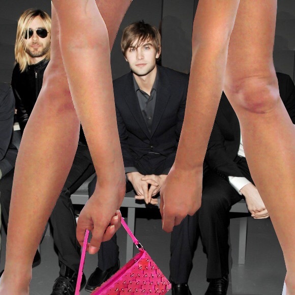 "Casting" Hot Pink Satin Lined Purse - Picture 4 of 4