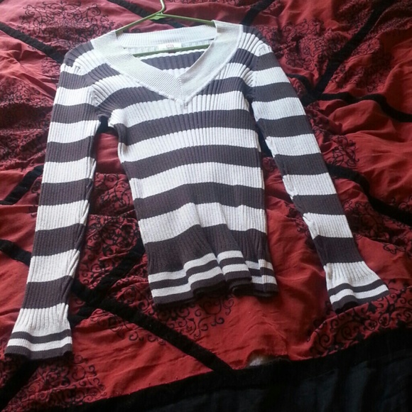 Tan & Brown long sleeve top