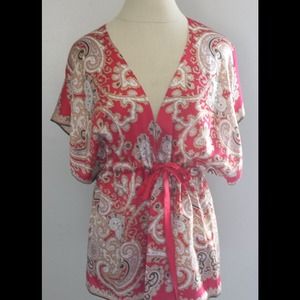 Silky Paisley Top