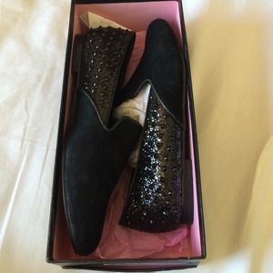 New Steve Madden black missfitt studded flats