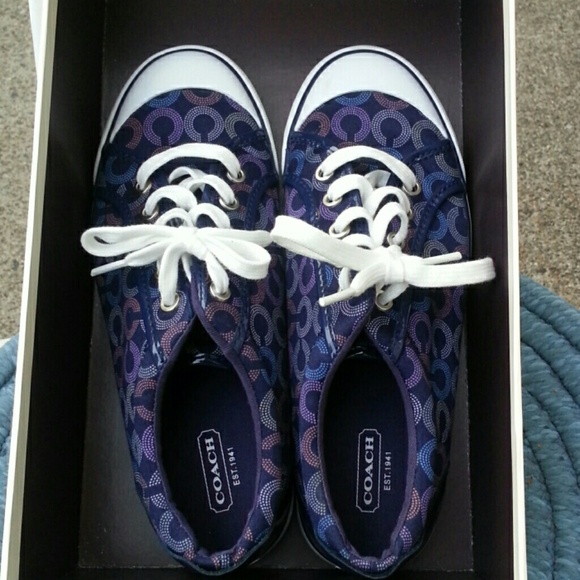 Size 8 Multicolor Coach Snaeakers