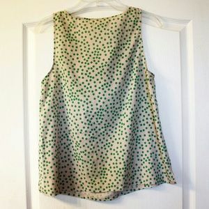 ModCloth Tops - 🎉HP🎉🌿Pretty🌿Bow-front green dots top ModCloth Tops - 🎉HP🎉🌿Pretty🌿Bow-front green dots top