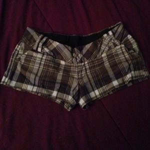 Plaid shorts