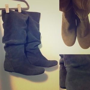 Steve Madden Tianna Boots (Gray)