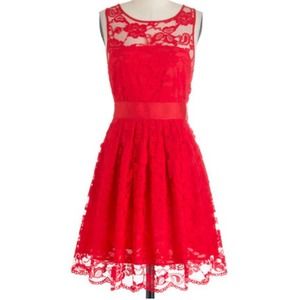 Red Lace dress