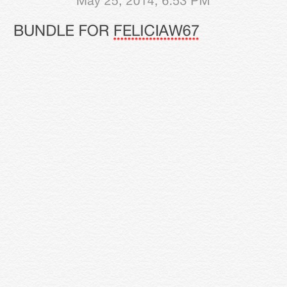 Bundle for feliciaw67 thank you!