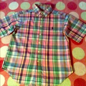 Boy's Ralph Lauren Polo Button up Shirt