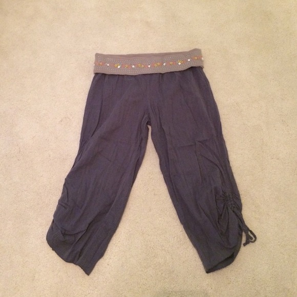 Anthropologie crop lounge pants