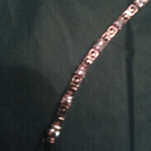 Greek Key and Diamond  Bracelet - Picture 2 of 2