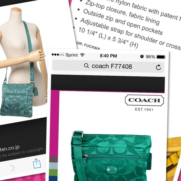 Coach Sig NYL File BagSOLD