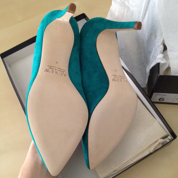 J. Crew Shoes - J.Crew deep emerald everly pump J. Crew Shoes - J.Crew deep emerald everly pump